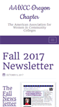 Mobile Screenshot of aawccoregon.org